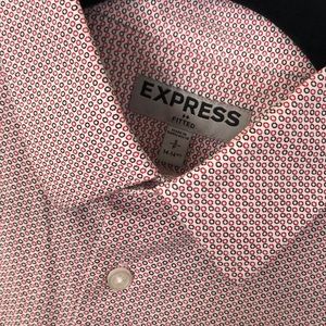 Men’s Dress Shirt - Small - patterned
